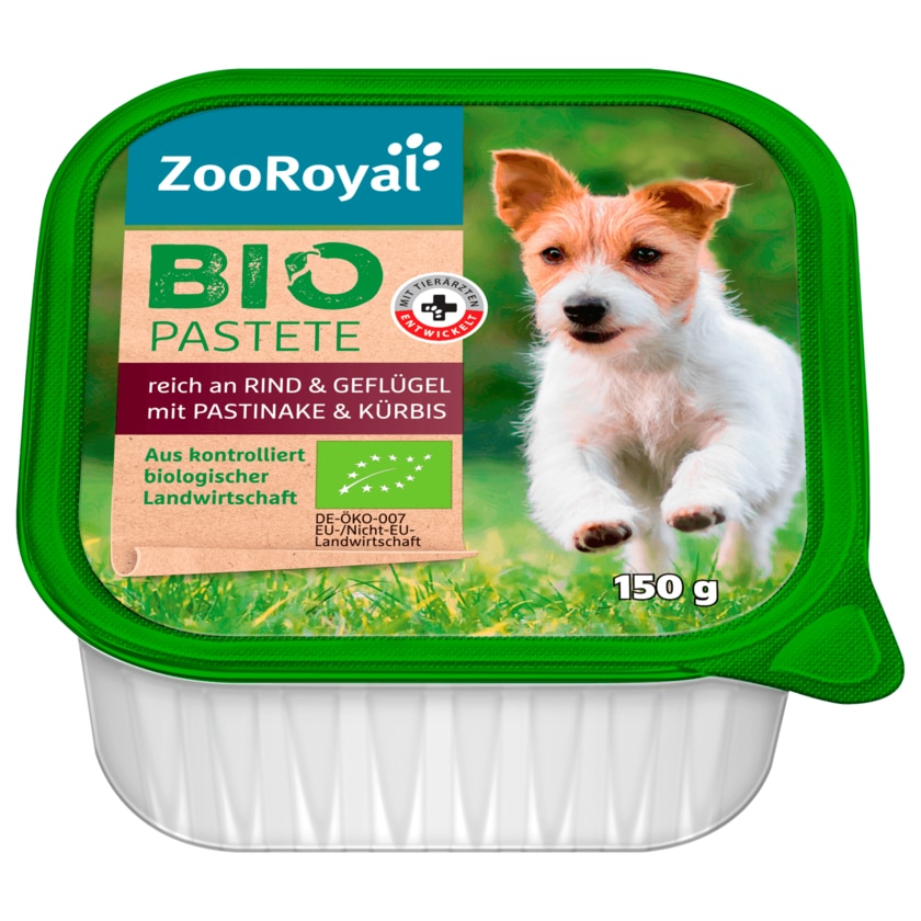 Zooroyal Bio Pastete Rind & Geflügel 150g